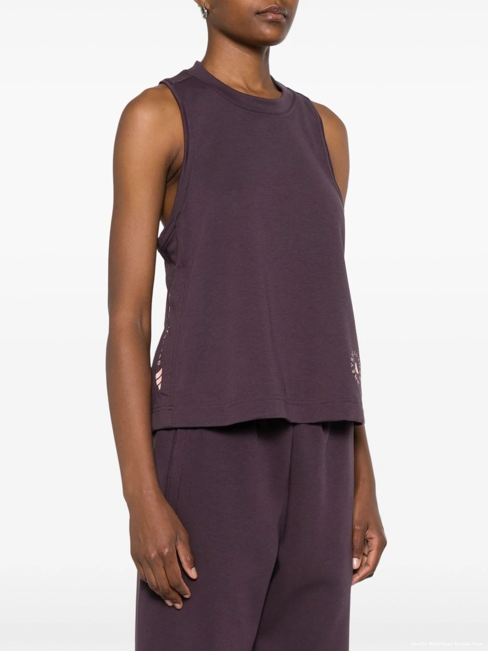 Cheap McCartney adidas Stella top by tank logo-print Women 0729